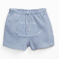 Boys Sea Blue Fleece Summer Shorts