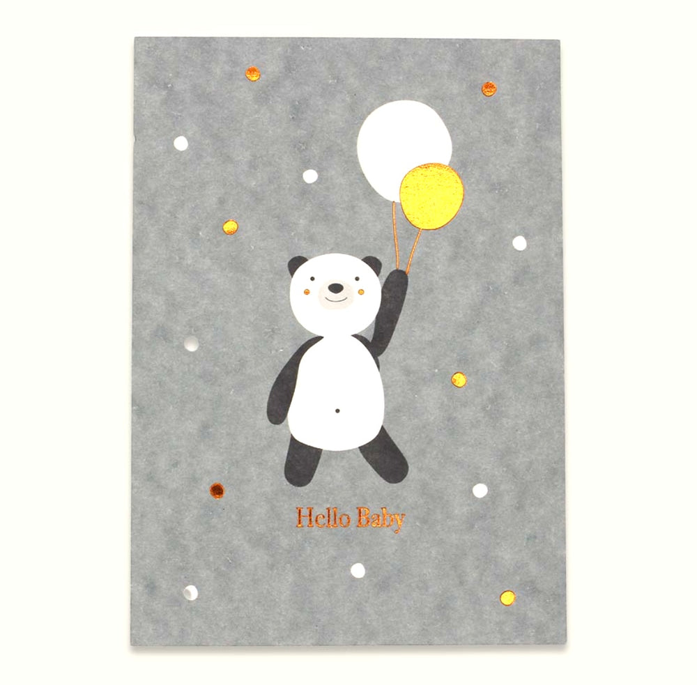 Hello Baby Panda Postcard A Fab Way To Welcome A New Baby