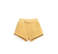 
              Sunshine Yellow Fleece Girls Shorts
            