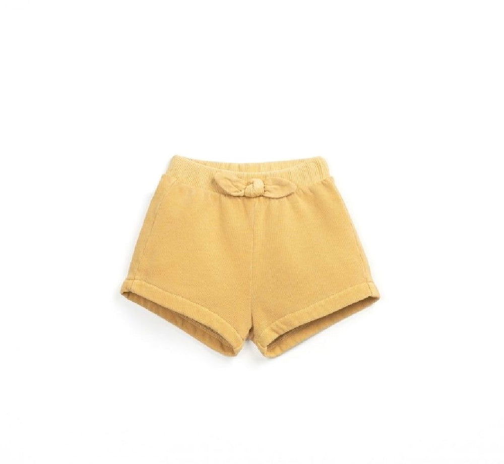 Sunshine Yellow Fleece Girls Shorts