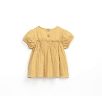 
              Mustard Yellow Organic Cotton Girls Dress
            