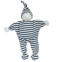 
              Organic Baby Buddy -Blue Stripes
            