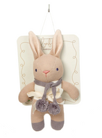 
              Baby Threads Taupe Bunny Rattle
            