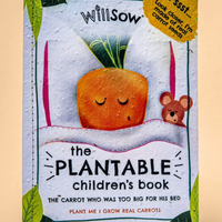 The Plantable Childrens Book - Carrot
