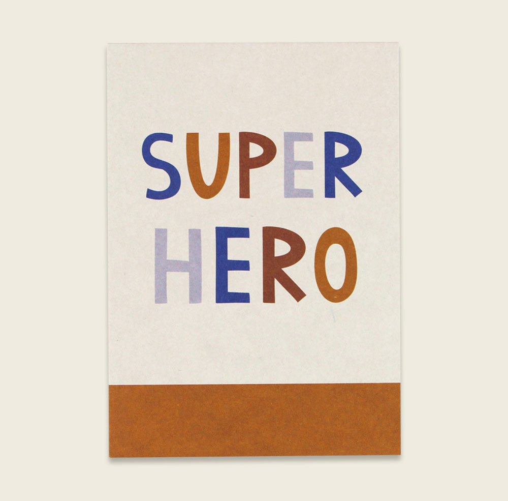 Super Hero Postcard