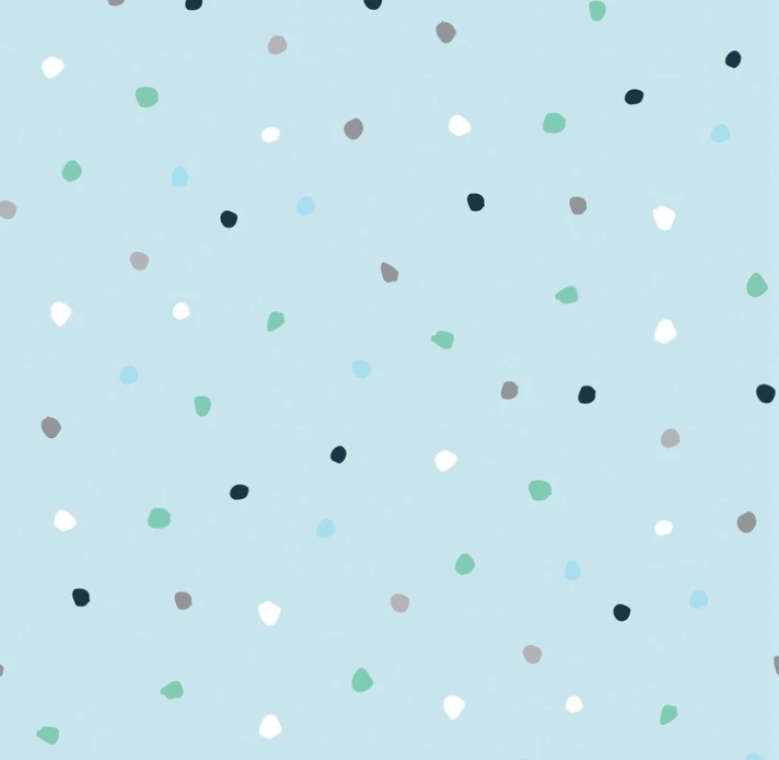 Spots Wrapping Paper - Blue