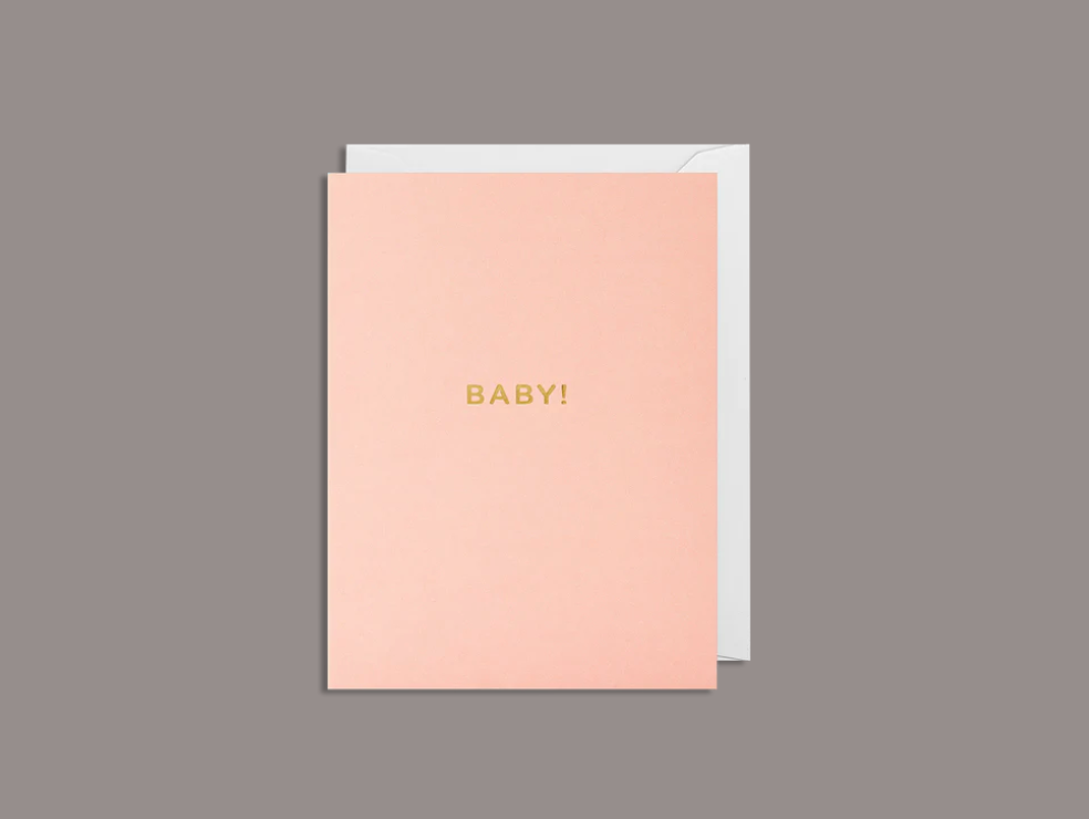 Baby Mini Card - Pink