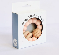
              Wooden And Silicone Baby Rattle
            